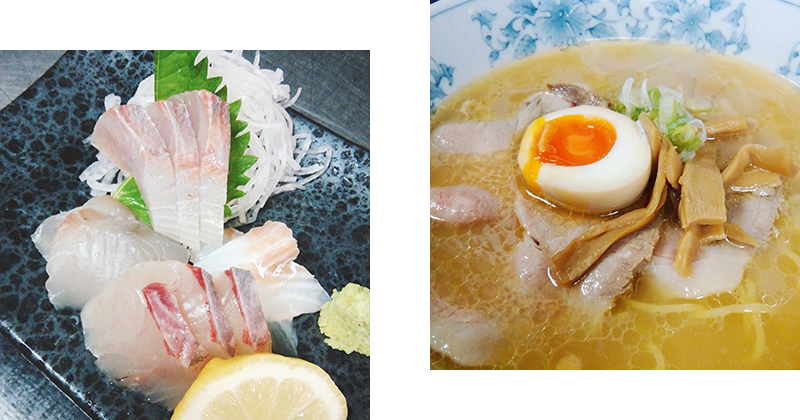 魚沼産こしひかりと地元の天然鮮魚、  新鮮素材でおもてなしします